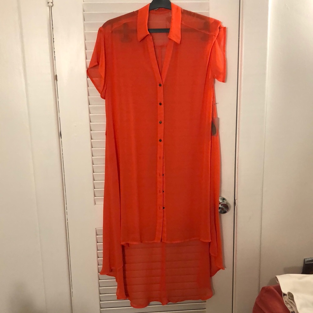 Brand new. Sheer spring dress. Size M